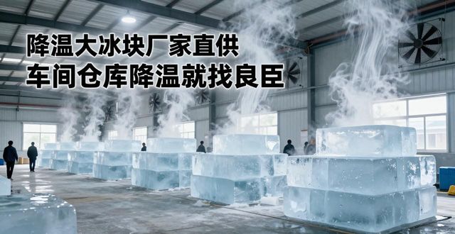 降溫大冰塊廠家直供 車間倉庫降溫就找良臣